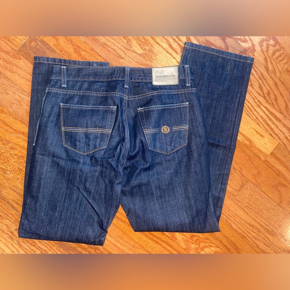 Like New Mens Designer Henri Lloyd Signature Jeans Pants Dark Denim - Picture 5 of 6